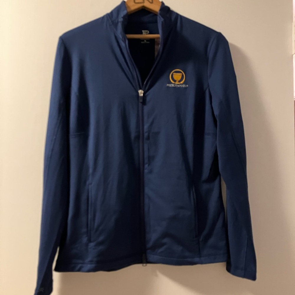Presidents Cup Official Women's Blue Performance Jacket - Golf -UV 50 fabric